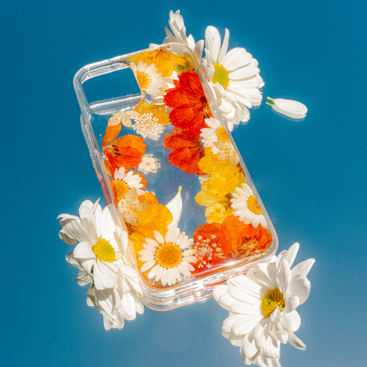 Flower Phone Case-Orange Garden