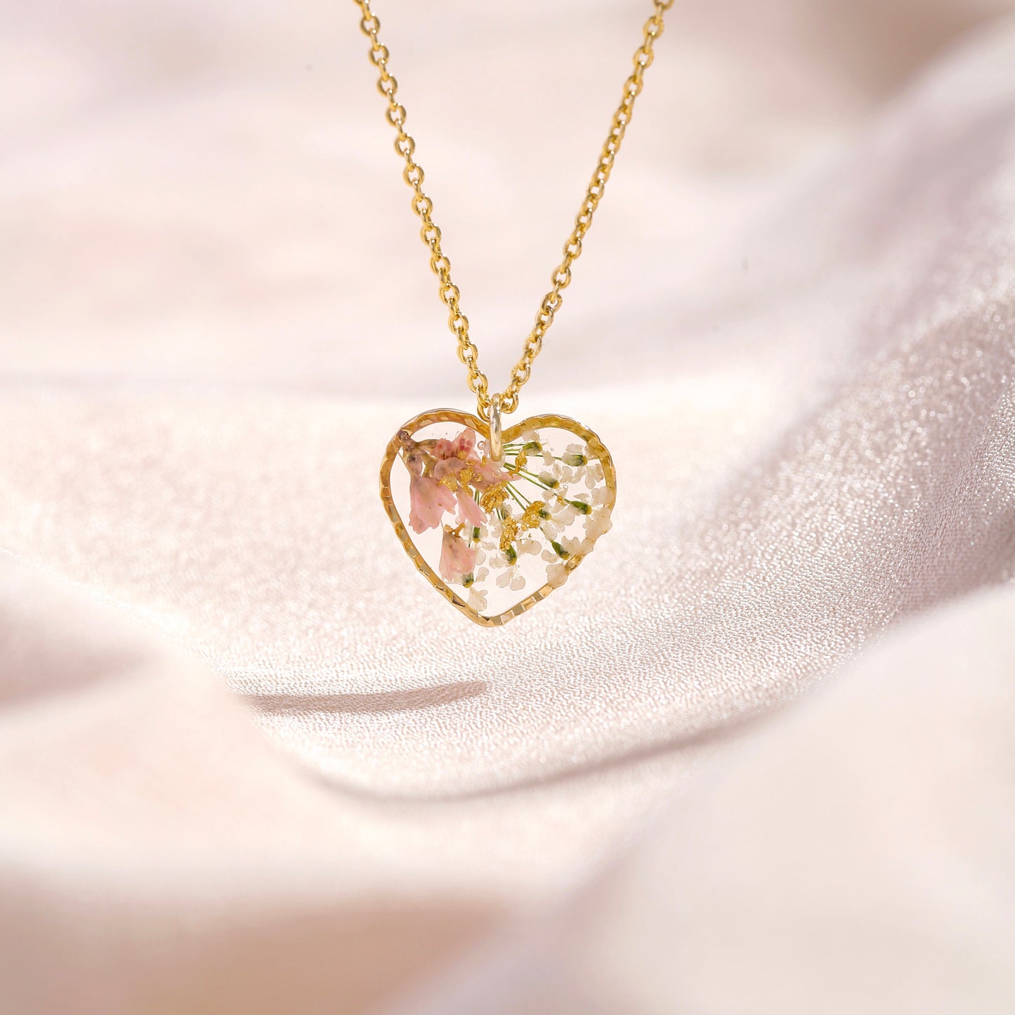 Heart Flower Necklace