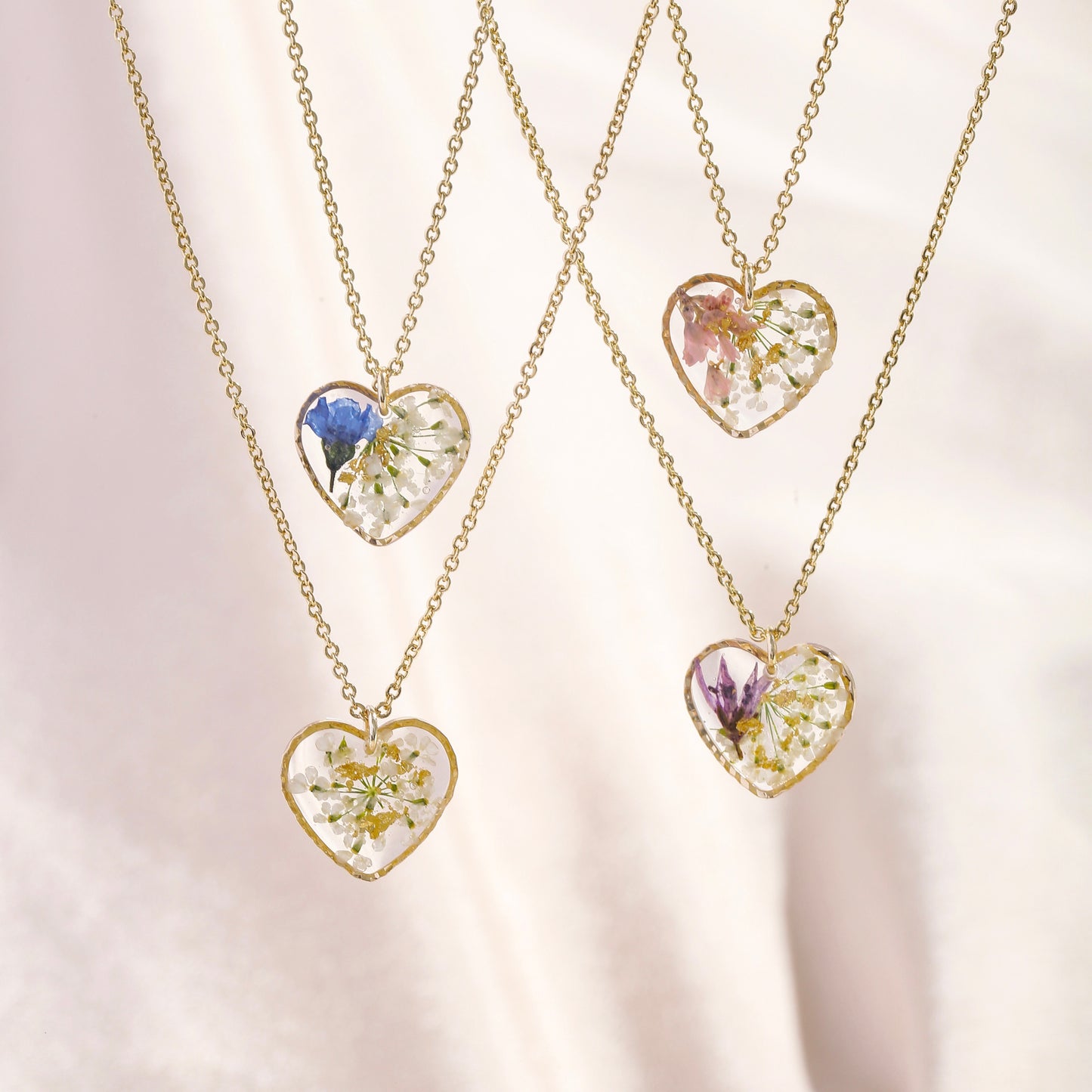 Heart Flower Necklace