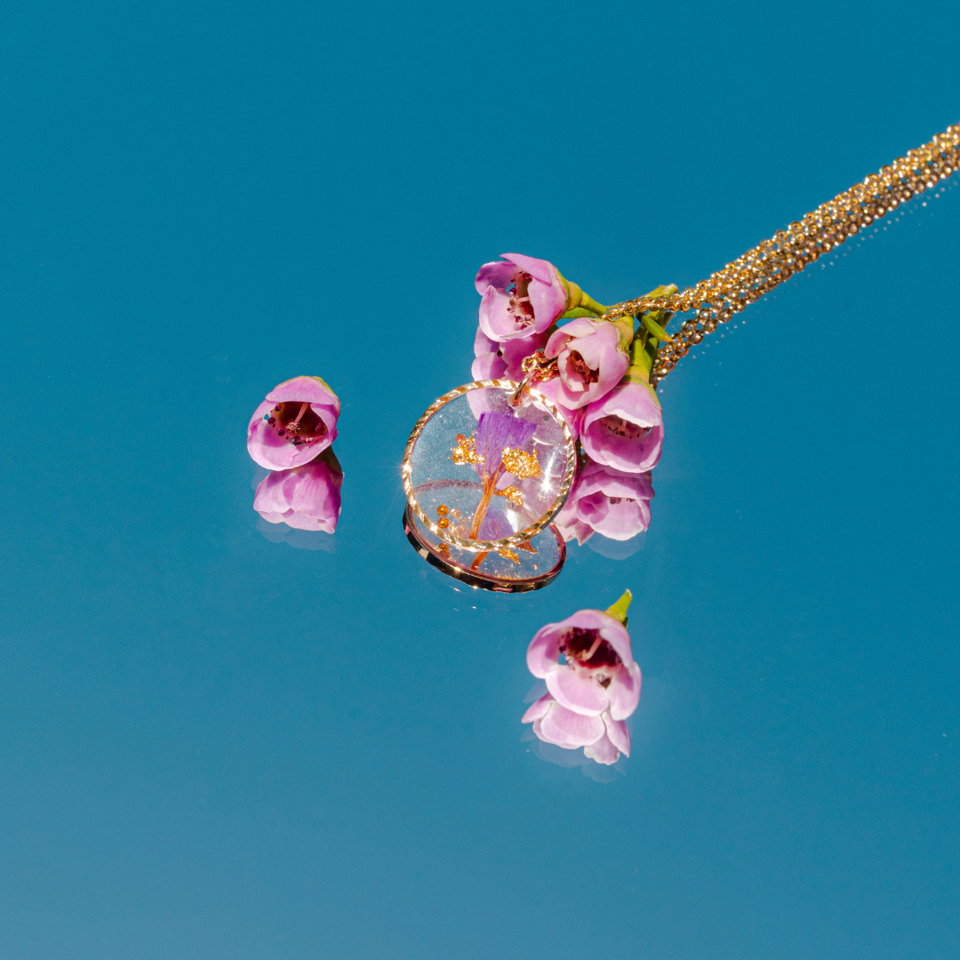 Round Flower Necklace