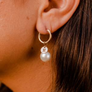 Zodiac Pearl Earring