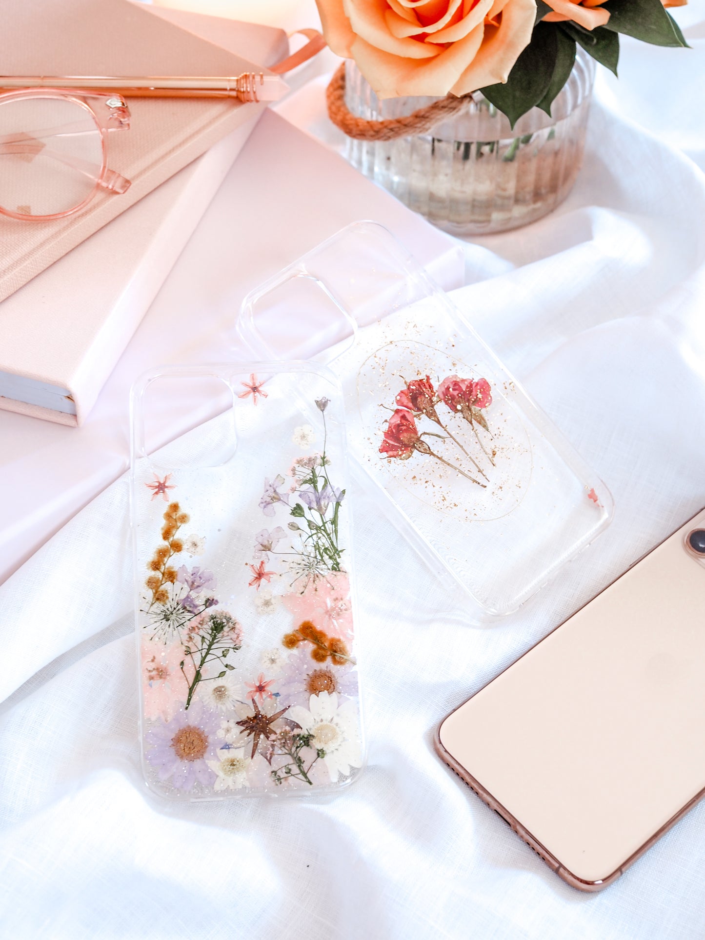 NEW iPhone 14 Flower Phone Case-Fairy Garden