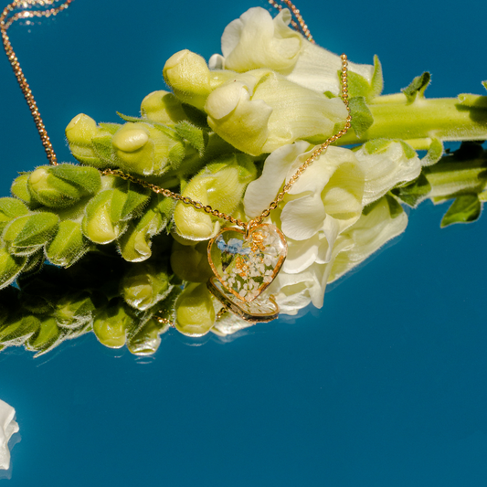 Heart Flower Necklace